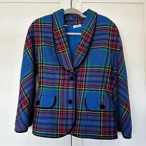 Vintage Valentino Boutique Wool Blazer Women’s Size 4 1990s Y2K Preppy Academia
